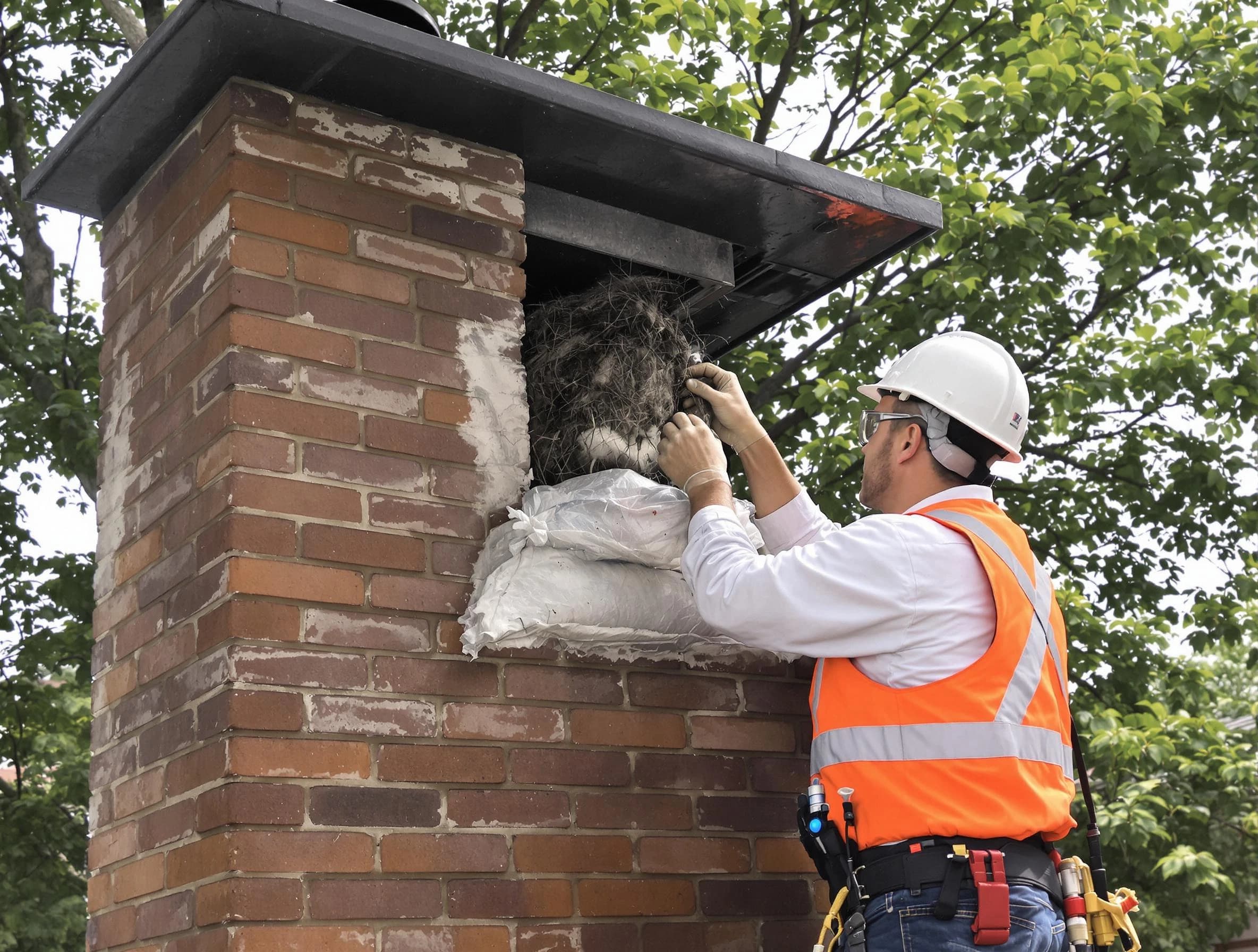 Humane removal of debris and animals by Ashland Chimney Sweep in Ashland, VA