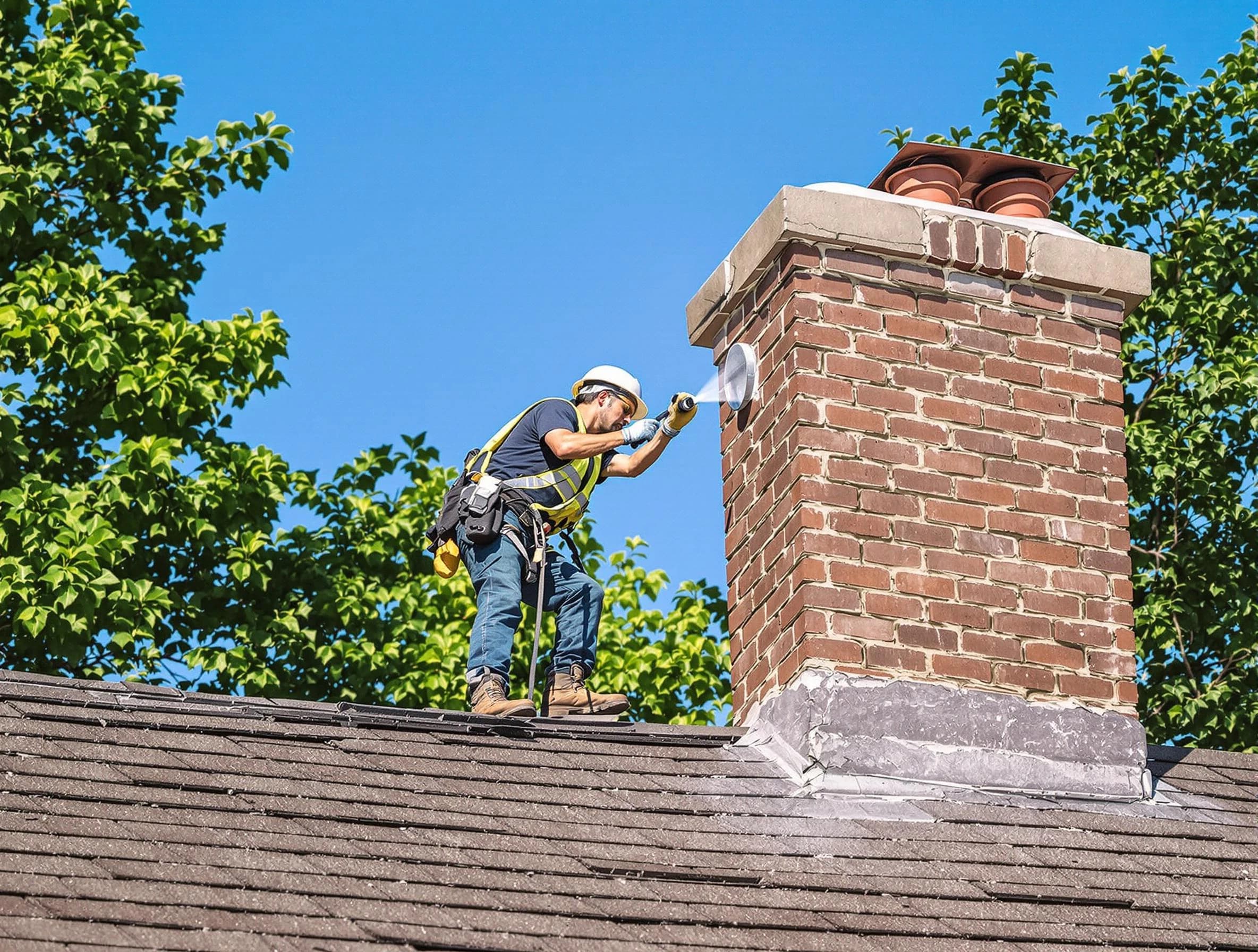 Ashland Chimney Sweep performing an inspection with advanced tools in Ashland, VA
