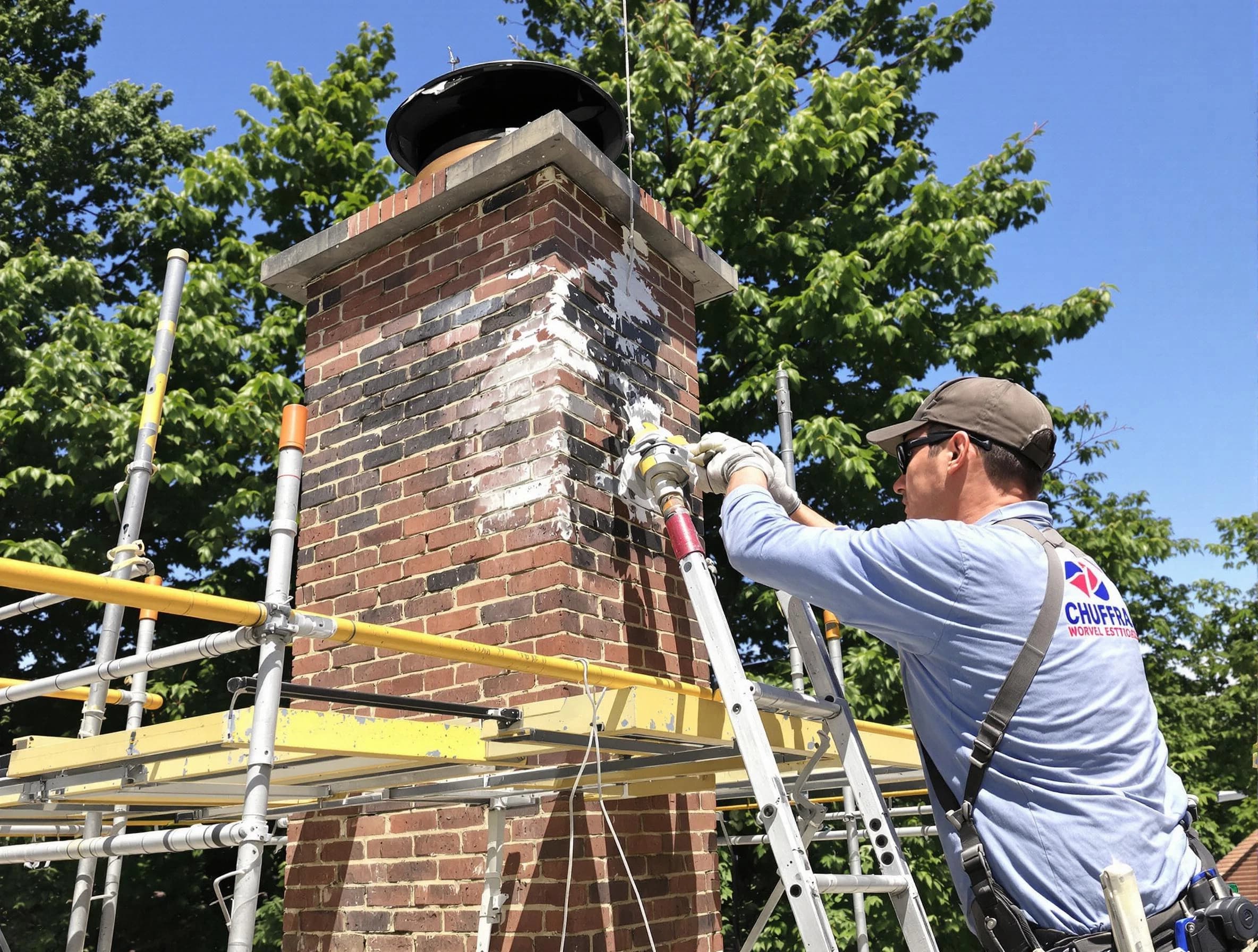 Structural chimney repair by Ashland Chimney Sweep in Ashland, VA