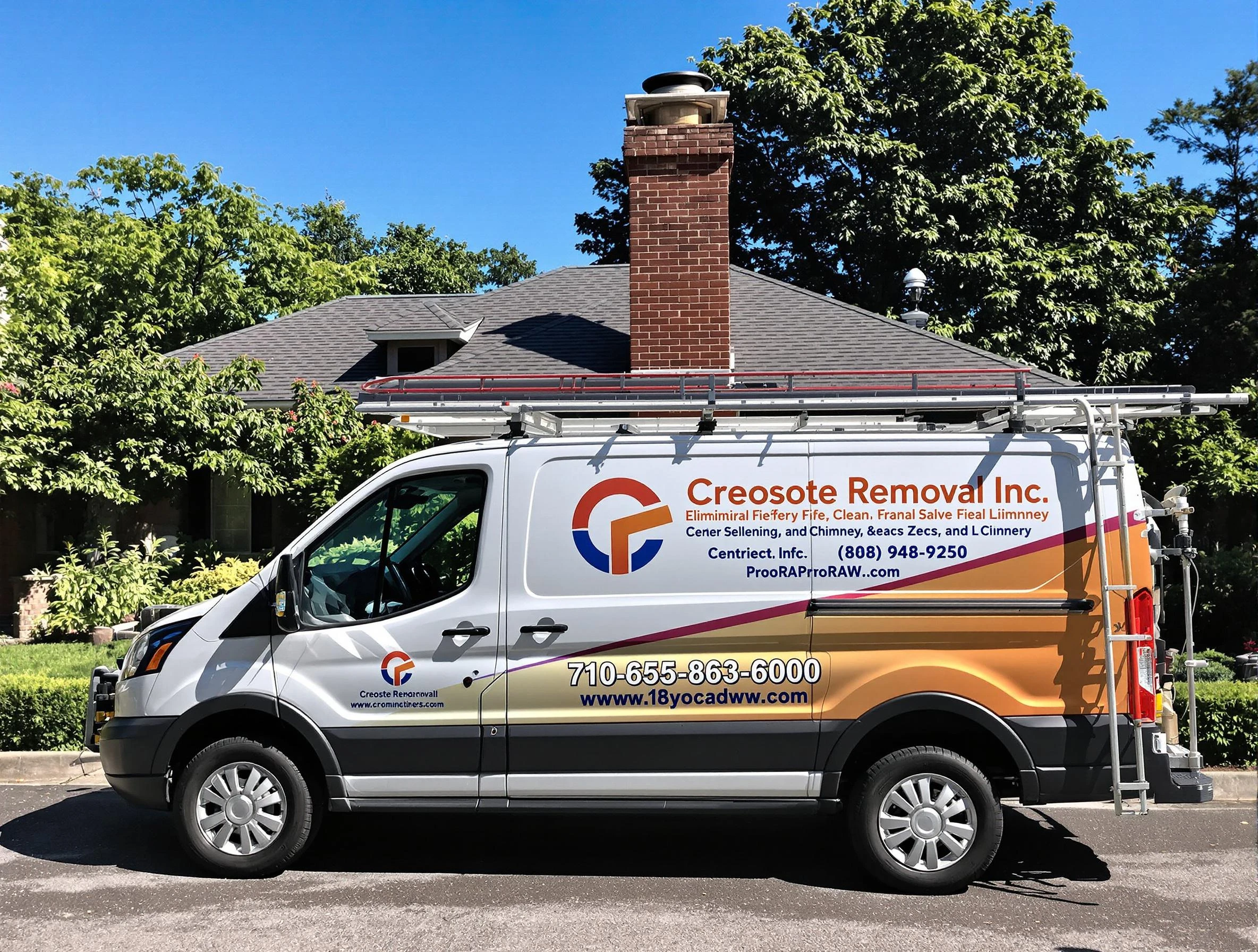 Ashland Chimney Sweep technician removing creosote safely in Ashland, VA